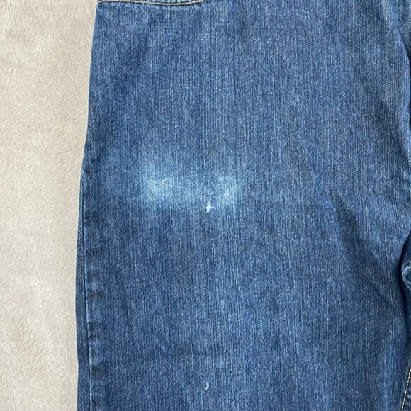 Levis Mens 559 Jeans 44x32 Relaxed Straight Leg Blue Denim - Picture 8 of 16